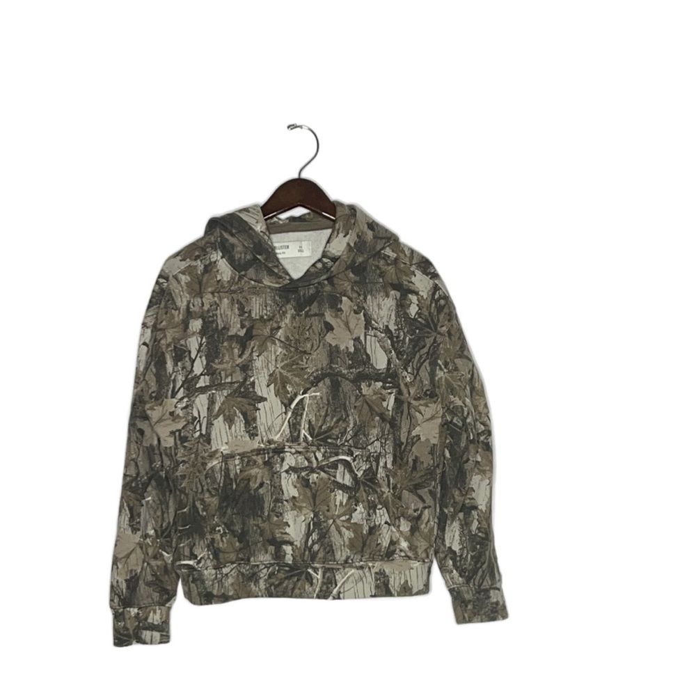 Hollister Tan Boxy Fit Hoodie